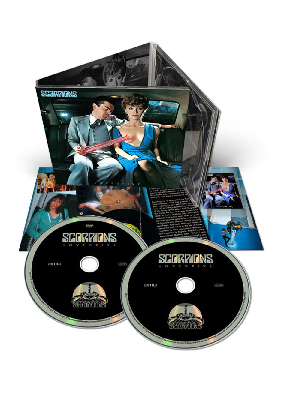 50周年記念品　Scorpions 初回限定DVD付きCD Scorpions - Lovedrive (50th Anniversary Deluxe Version) - CD + DVD