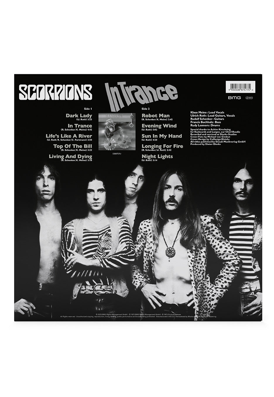Scorpions - In Trance Transparent - Colored Vinyl