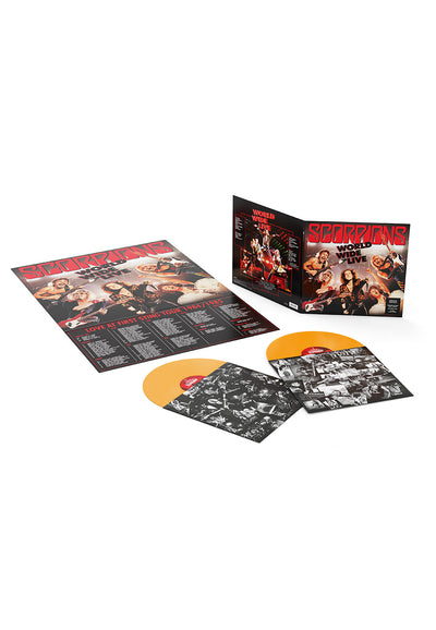 Scorpions - World Wide Live Transparent Orange - Colored 2 Vinyl