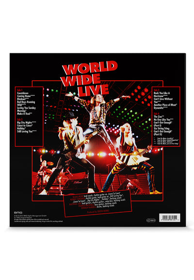 Scorpions - World Wide Live Transparent Orange - Colored 2 Vinyl
