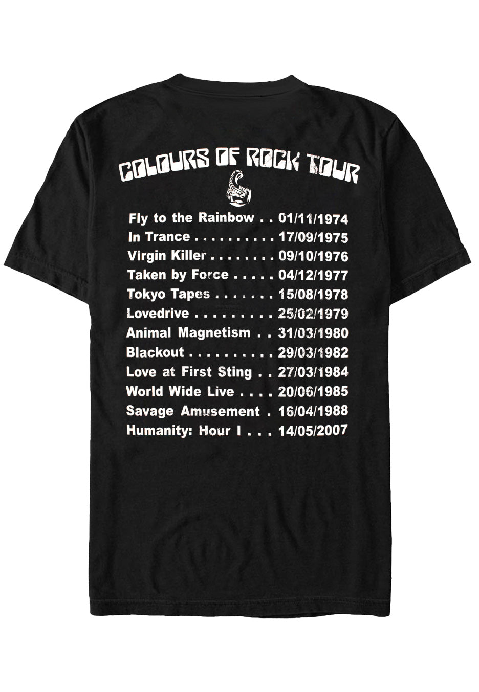 Scorpions - Colours Of Rock - T-Shirt | Neutral-Image